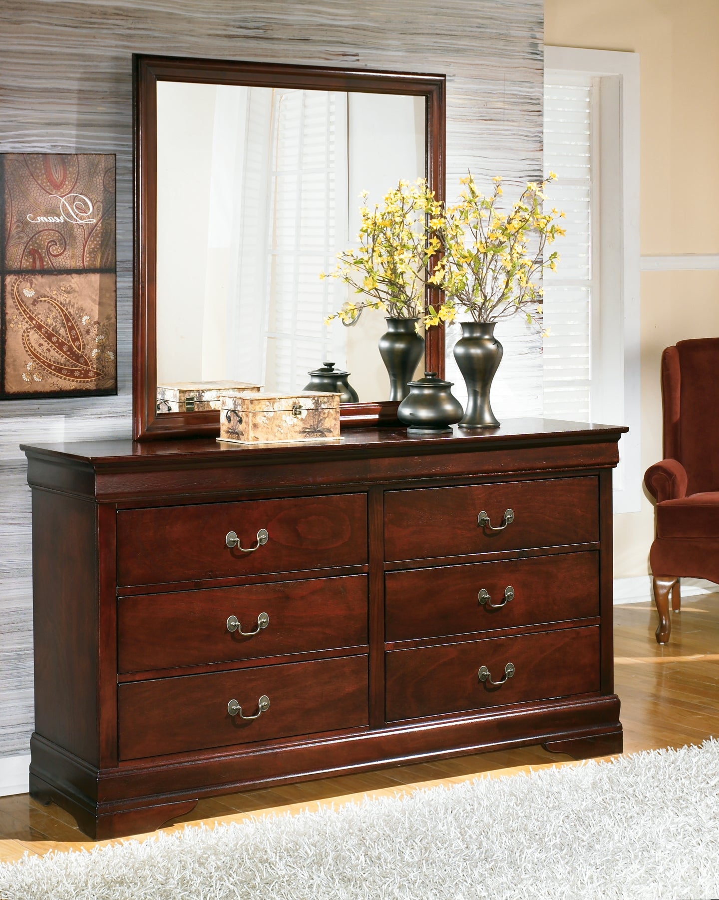 Alisdair Louis Philippe 6 Drawer Dresser by Signature Design by