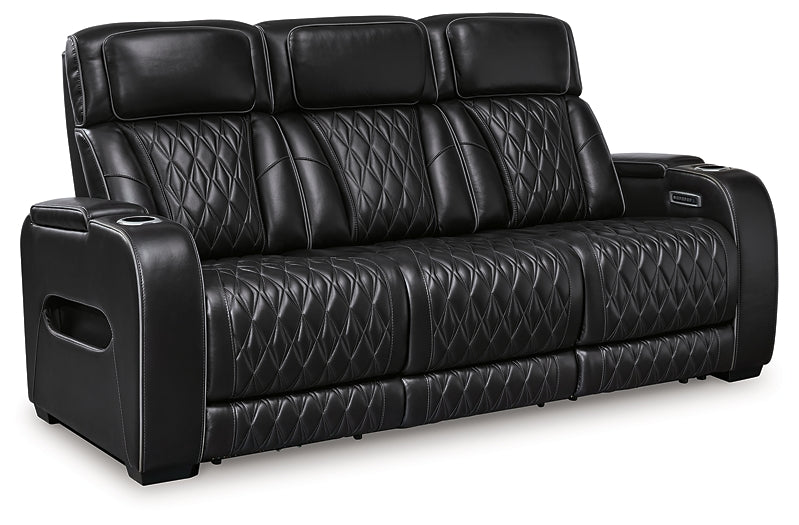 Boyington PWR REC Sofa with ADJ Headrest