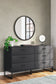 Socalle Twin Panel Headboard with Dresser, Chest and Nightstand