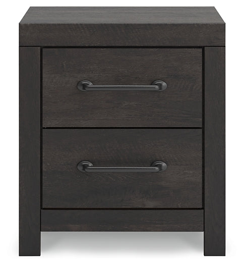 Hollivern Two Drawer Night Stand