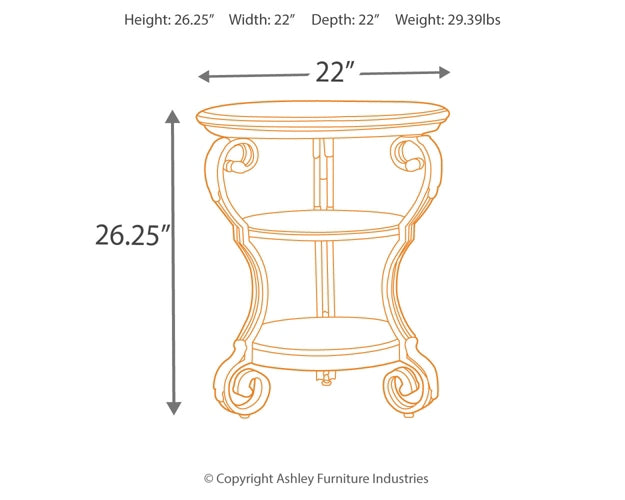 Nestor Chair Side End Table