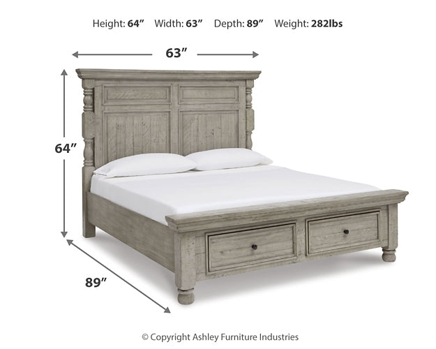 Harrastone Queen Panel Bed with Dresser